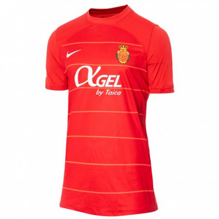 Kandiny Niño Camiseta Abdón Prats #9 Rojo 1ª Equipación 2023/24 La Camisa Chile