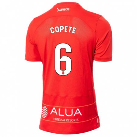 Kandiny Niño Camiseta José Copete #6 Rojo 1ª Equipación 2023/24 La Camisa Chile