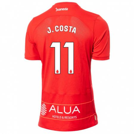 Kandiny Niño Camiseta Jaume Costa #11 Rojo 1ª Equipación 2023/24 La Camisa Chile