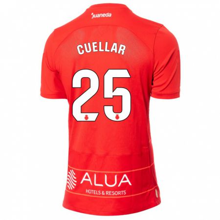 Kandiny Niño Camiseta Iván Cuéllar #25 Rojo 1ª Equipación 2023/24 La Camisa Chile