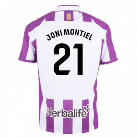 Kandiny Niño Camiseta Joni Montiel #21 Morado 1ª Equipación 2023/24 La Camisa Chile