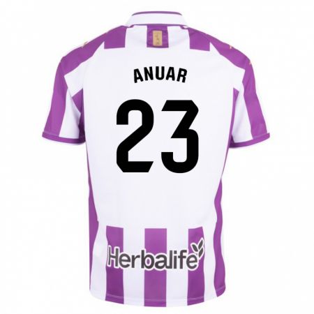 Kandiny Niño Camiseta Anuar #23 Morado 1ª Equipación 2023/24 La Camisa Chile