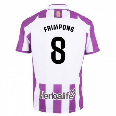 Kandiny Niño Camiseta Eugene Frimpong #8 Morado 1ª Equipación 2023/24 La Camisa Chile