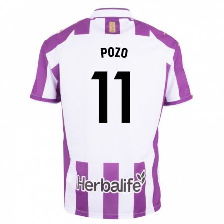 Kandiny Niño Camiseta Manuel Pozo #11 Morado 1ª Equipación 2023/24 La Camisa Chile
