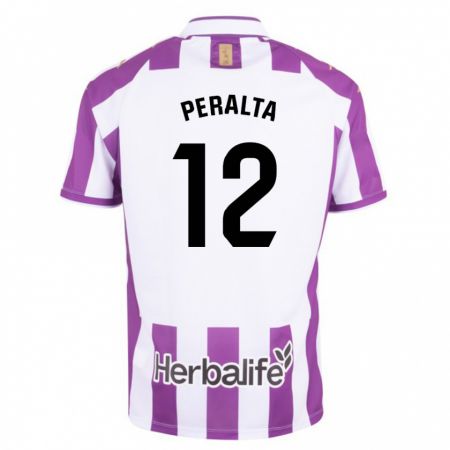 Kandiny Niño Camiseta Fernando Peralta #12 Morado 1ª Equipación 2023/24 La Camisa Chile