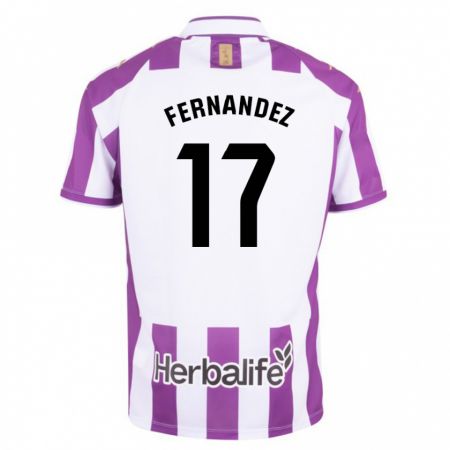 Kandiny Niño Camiseta Dani Fernández #17 Morado 1ª Equipación 2023/24 La Camisa Chile