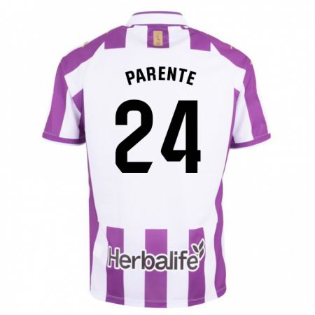 Kandiny Niño Camiseta Iago Parente #24 Morado 1ª Equipación 2023/24 La Camisa Chile