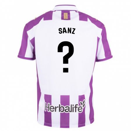 Kandiny Niño Camiseta David Sanz #0 Morado 1ª Equipación 2023/24 La Camisa Chile