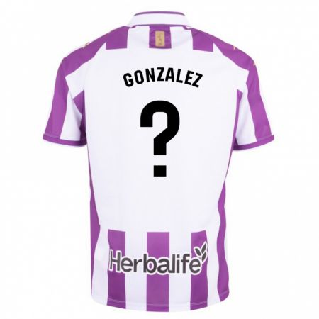 Kandiny Niño Camiseta Santi González #0 Morado 1ª Equipación 2023/24 La Camisa Chile