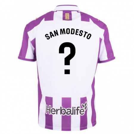 Kandiny Niño Camiseta Hugo San Modesto #0 Morado 1ª Equipación 2023/24 La Camisa Chile