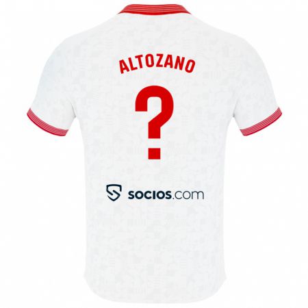 Kandiny Niño Camiseta Edu Altozano #0 Blanco 1ª Equipación 2023/24 La Camisa Chile