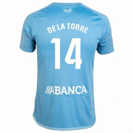 Kandiny Niño Camiseta Luca De La Torre #14 Azul 1ª Equipación 2023/24 La Camisa Chile