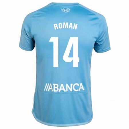 Kandiny Niño Camiseta Miguel Román #14 Azul 1ª Equipación 2023/24 La Camisa Chile
