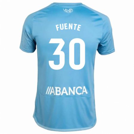 Kandiny Niño Camiseta Mario Fuente #30 Azul 1ª Equipación 2023/24 La Camisa Chile