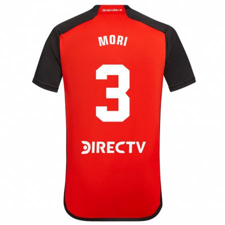 Kandiny Niño Camiseta Ramiro Funes Mori #3 Rojo 2ª Equipación 2023/24 La Camisa Chile