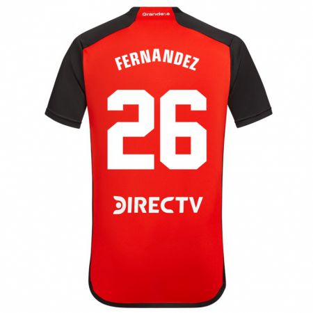 Kandiny Niño Camiseta Nacho Fernández #26 Rojo 2ª Equipación 2023/24 La Camisa Chile