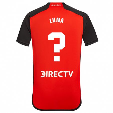 Kandiny Niño Camiseta Jonás Luna #0 Rojo 2ª Equipación 2023/24 La Camisa Chile