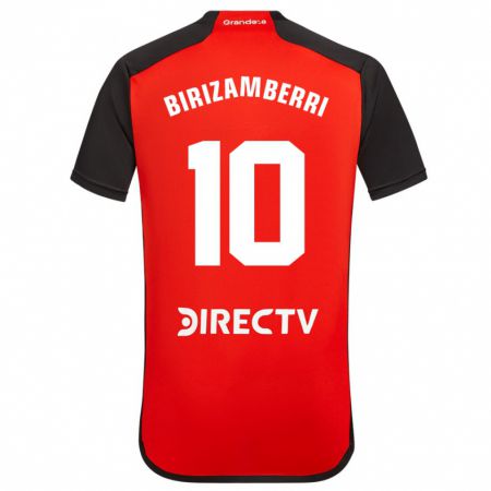 Kandiny Niño Camiseta María Carolina Birizamberri Rivero #10 Rojo 2ª Equipación 2023/24 La Camisa Chile
