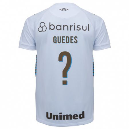 Kandiny Niño Camiseta Guilherme Guedes #0 Blanco 2ª Equipación 2023/24 La Camisa Chile