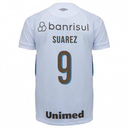 Kandiny Niño Camiseta Luis Suárez #9 Blanco 2ª Equipación 2023/24 La Camisa Chile