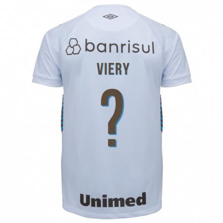 Kandiny Niño Camiseta Viery #0 Blanco 2ª Equipación 2023/24 La Camisa Chile