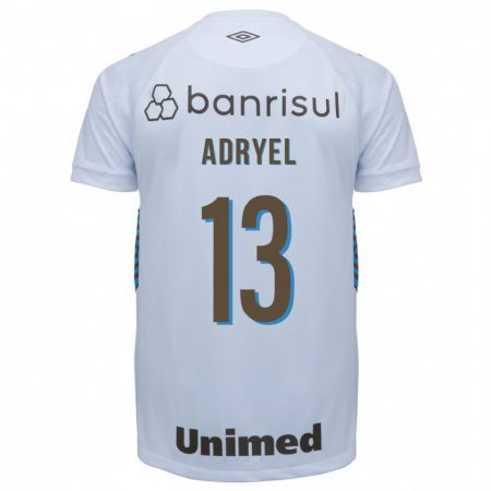 Kandiny Niño Camiseta Adryel #13 Blanco 2ª Equipación 2023/24 La Camisa Chile