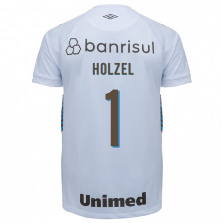 Kandiny Niño Camiseta Vivi Holzel #1 Blanco 2ª Equipación 2023/24 La Camisa Chile