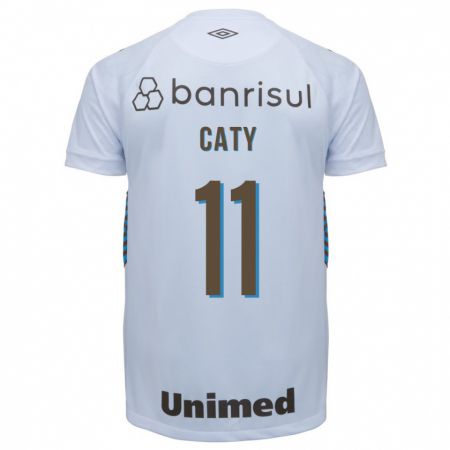 Kandiny Niño Camiseta Caty #11 Blanco 2ª Equipación 2023/24 La Camisa Chile