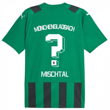 Kandiny Niño Camiseta Kilian Mischtal #0 Verde Negro 2ª Equipación 2023/24 La Camisa Chile