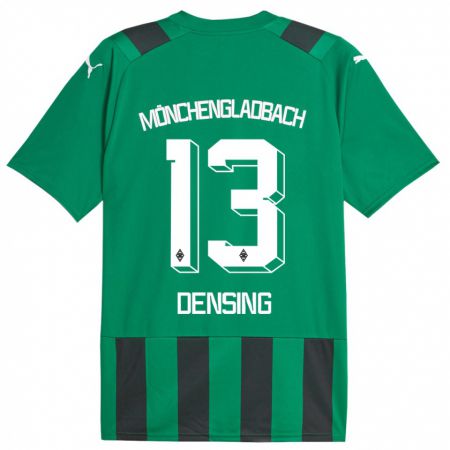 Kandiny Niño Camiseta Kyra Densing #13 Verde Negro 2ª Equipación 2023/24 La Camisa Chile