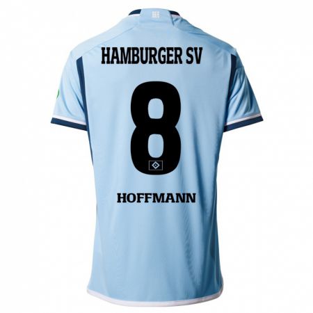 Kandiny Niño Camiseta Nick Hoffmann #8 Azul 2ª Equipación 2023/24 La Camisa Chile