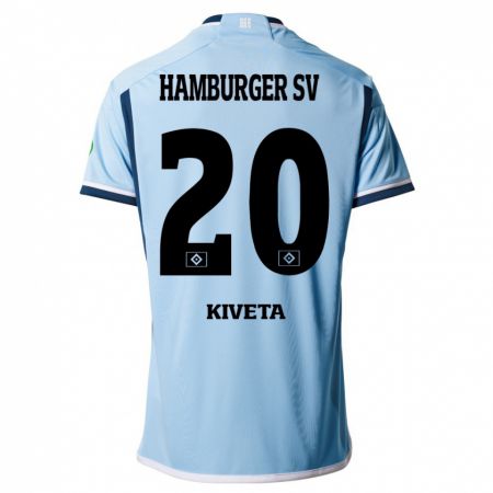 Kandiny Niño Camiseta Glory Kiveta #20 Azul 2ª Equipación 2023/24 La Camisa Chile