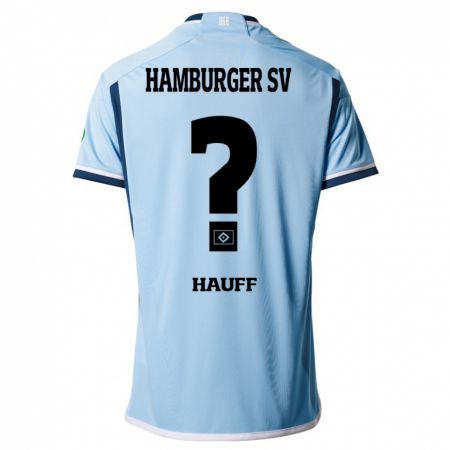 Kandiny Niño Camiseta Daniel Hauff #0 Azul 2ª Equipación 2023/24 La Camisa Chile