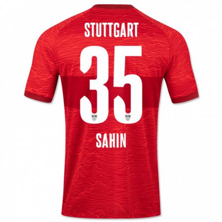 Kandiny Niño Camiseta Mehmet Sahin #35 Rojo 2ª Equipación 2023/24 La Camisa Chile