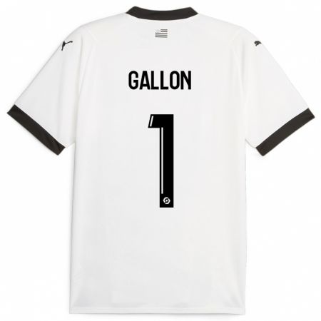 Kandiny Niño Camiseta Gauthier Gallon #1 Blanco 2ª Equipación 2023/24 La Camisa Chile