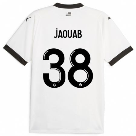 Kandiny Niño Camiseta Mohamed Jaouab #38 Blanco 2ª Equipación 2023/24 La Camisa Chile