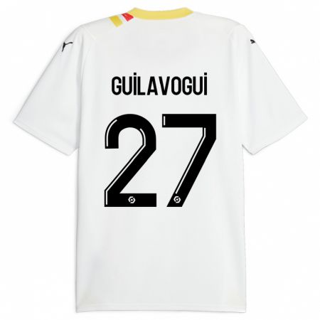 Kandiny Niño Camiseta Morgan Guilavogui #27 Negro 2ª Equipación 2023/24 La Camisa Chile