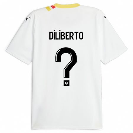 Kandiny Niño Camiseta Noah Diliberto #0 Negro 2ª Equipación 2023/24 La Camisa Chile