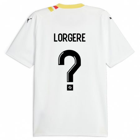 Kandiny Niño Camiseta Charlotte Lorgeré #0 Negro 2ª Equipación 2023/24 La Camisa Chile