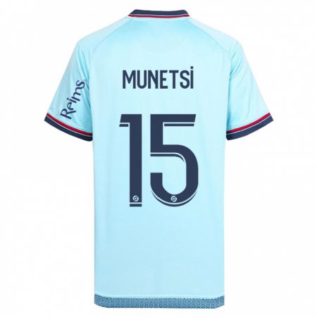 Kandiny Niño Camiseta Marshall Munetsi #15 Cielo Azul 2ª Equipación 2023/24 La Camisa Chile
