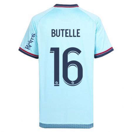 Kandiny Niño Camiseta Ludovic Butelle #16 Cielo Azul 2ª Equipación 2023/24 La Camisa Chile