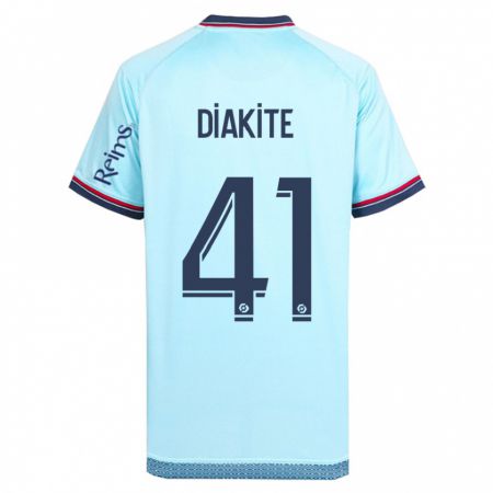 Kandiny Niño Camiseta Ibrahim Diakité #41 Cielo Azul 2ª Equipación 2023/24 La Camisa Chile