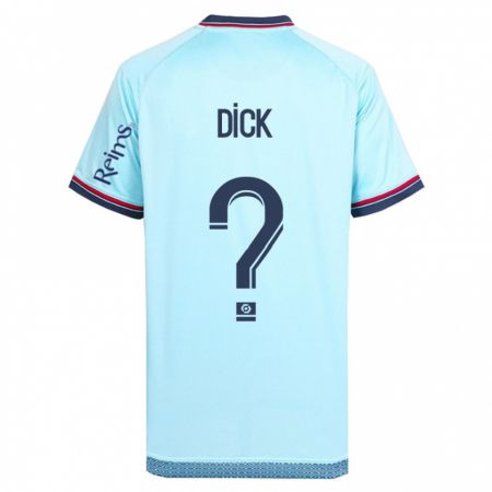 Kandiny Niño Camiseta Livingstone Dick #0 Cielo Azul 2ª Equipación 2023/24 La Camisa Chile
