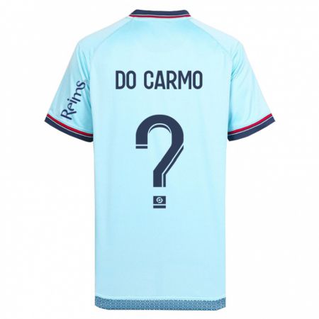 Kandiny Niño Camiseta Sophian Do Carmo #0 Cielo Azul 2ª Equipación 2023/24 La Camisa Chile