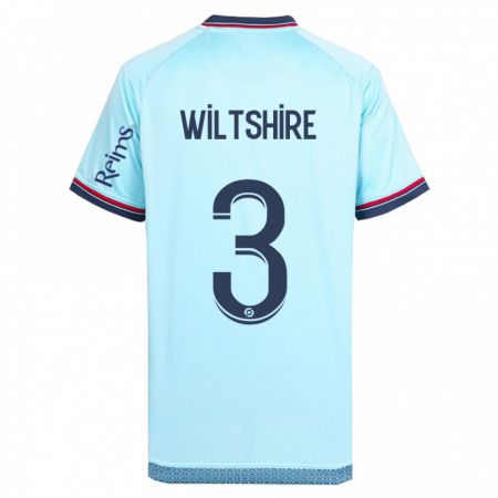 Kandiny Niño Camiseta Tiernny Wiltshire #3 Cielo Azul 2ª Equipación 2023/24 La Camisa Chile