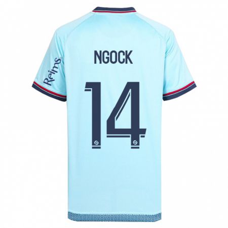 Kandiny Niño Camiseta Monique Ngock #14 Cielo Azul 2ª Equipación 2023/24 La Camisa Chile