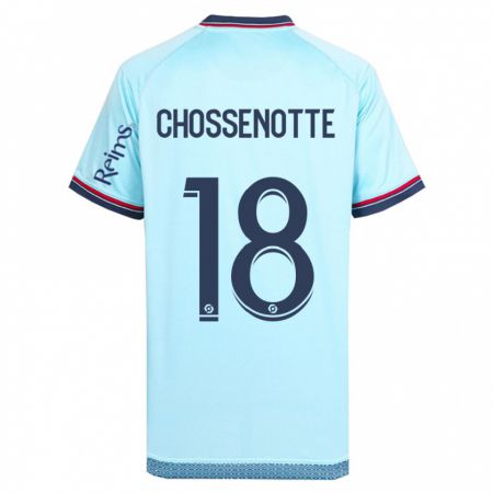 Kandiny Niño Camiseta Shana Chossenotte #18 Cielo Azul 2ª Equipación 2023/24 La Camisa Chile