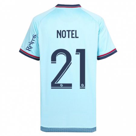 Kandiny Niño Camiseta Lea Notel #21 Cielo Azul 2ª Equipación 2023/24 La Camisa Chile