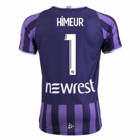 Kandiny Niño Camiseta Thomas Himeur #1 Morado 2ª Equipación 2023/24 La Camisa Chile