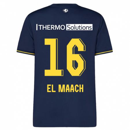Kandiny Niño Camiseta Issam El Maach #16 Armada 2ª Equipación 2023/24 La Camisa Chile